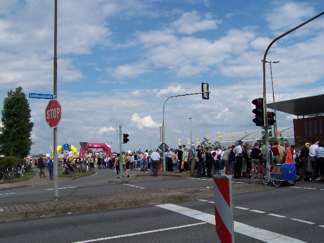 Deutschlandtour 2006: Ziel Messe Karlsruhe in Rheinstetten