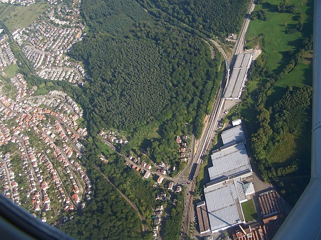 Luftbild Ettlingen / Albtal