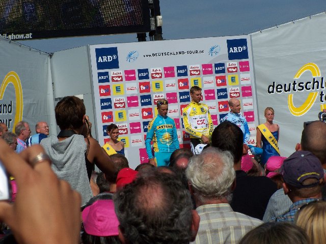 Siegerehrung der Deutschlandtour 2006 in Karlsruhe