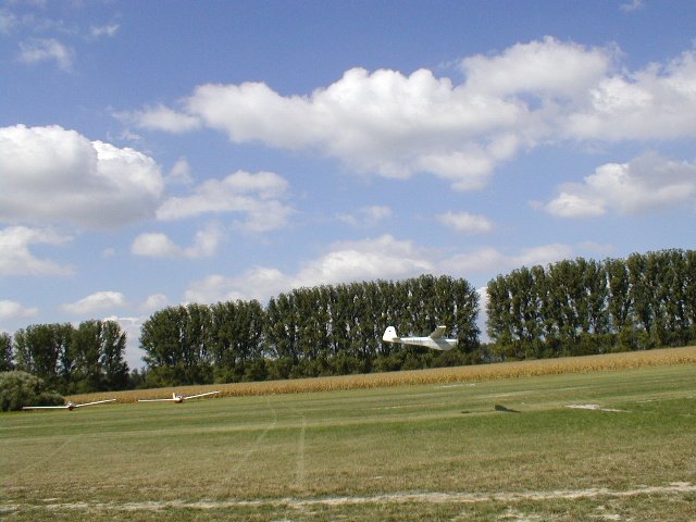 Landung Modellflugzeug