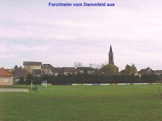 Blick auf das Hochgestade von Forchheim